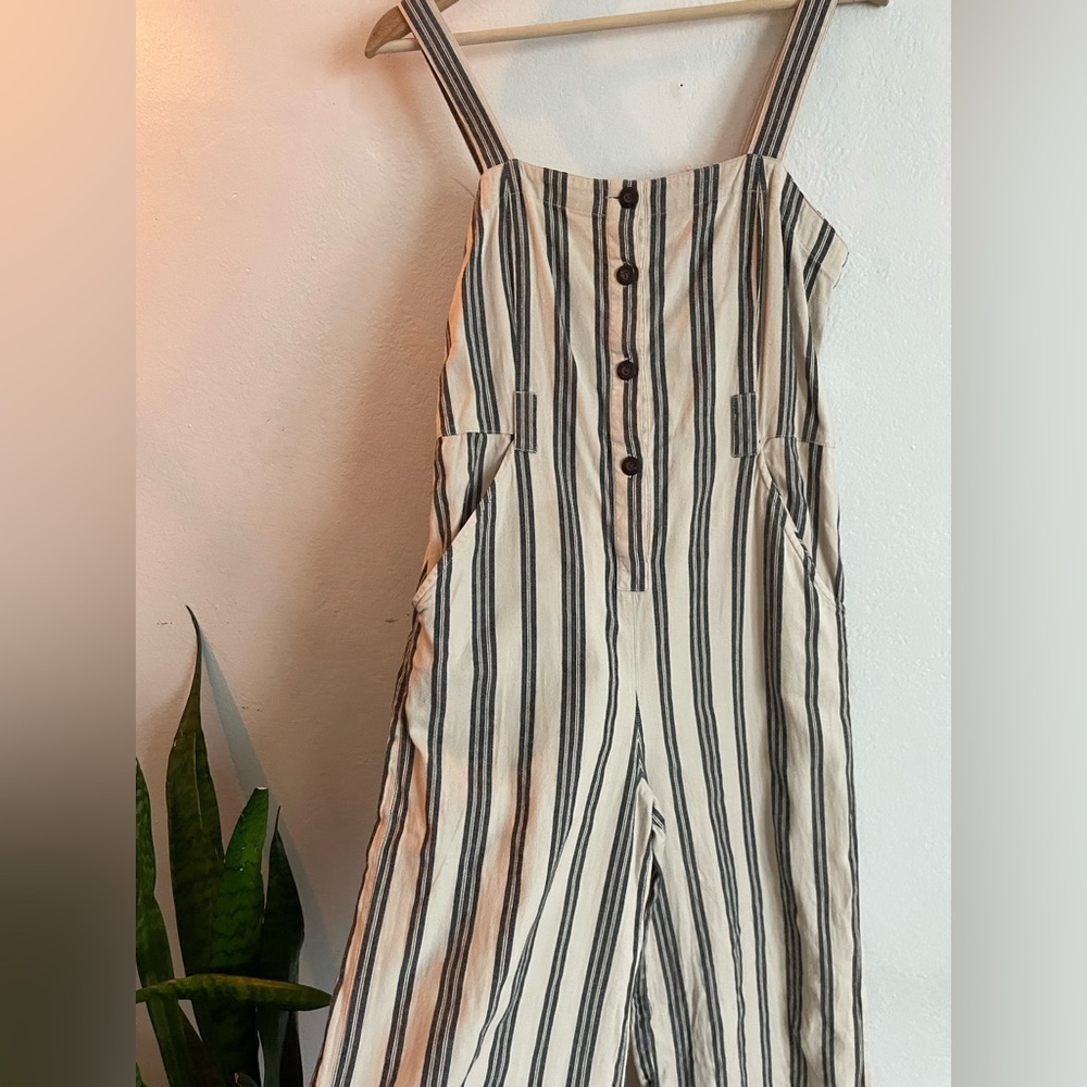 People Tree Rena Stripe Jumpsuit - Picture 8 of 13